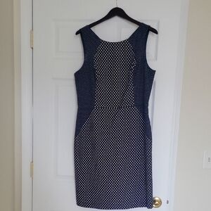 Banana Republic NWT Navy Polka Dot Dress